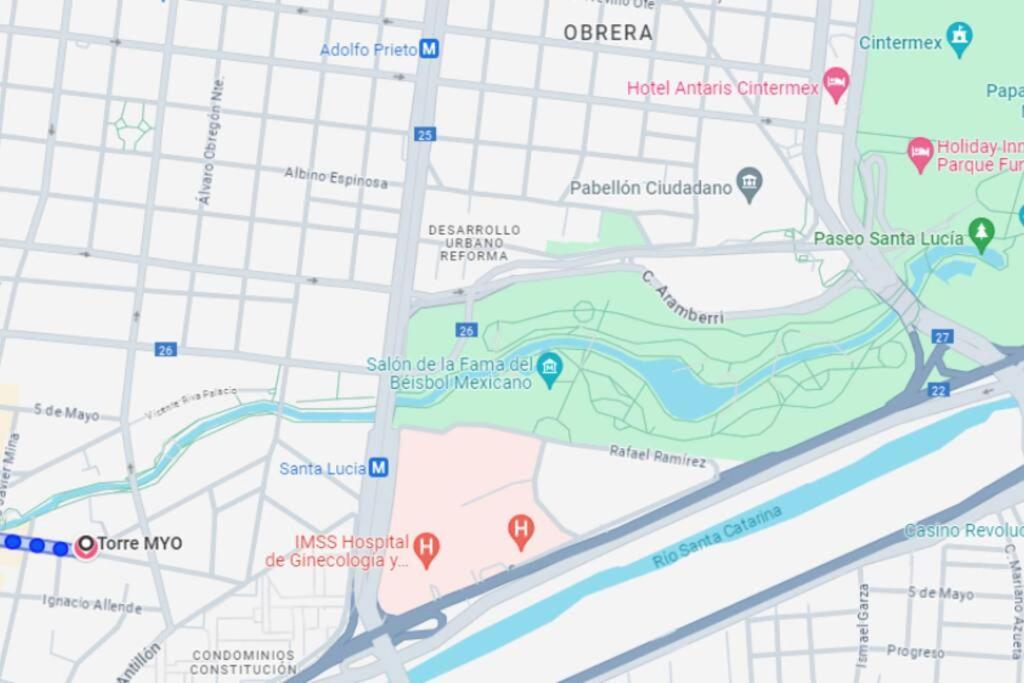 Apartamento Depto En Barrio Antiguo, Santa Lucia Y Fundidora *