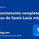 Departamento completo a pasos de Santa Lucia mty