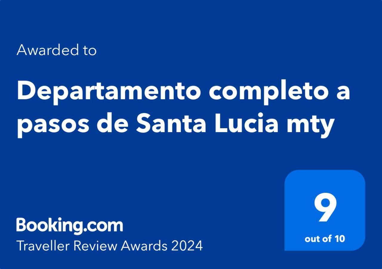 Departamento Completo A Pasos De Santa Lucia Mty Apartamento *