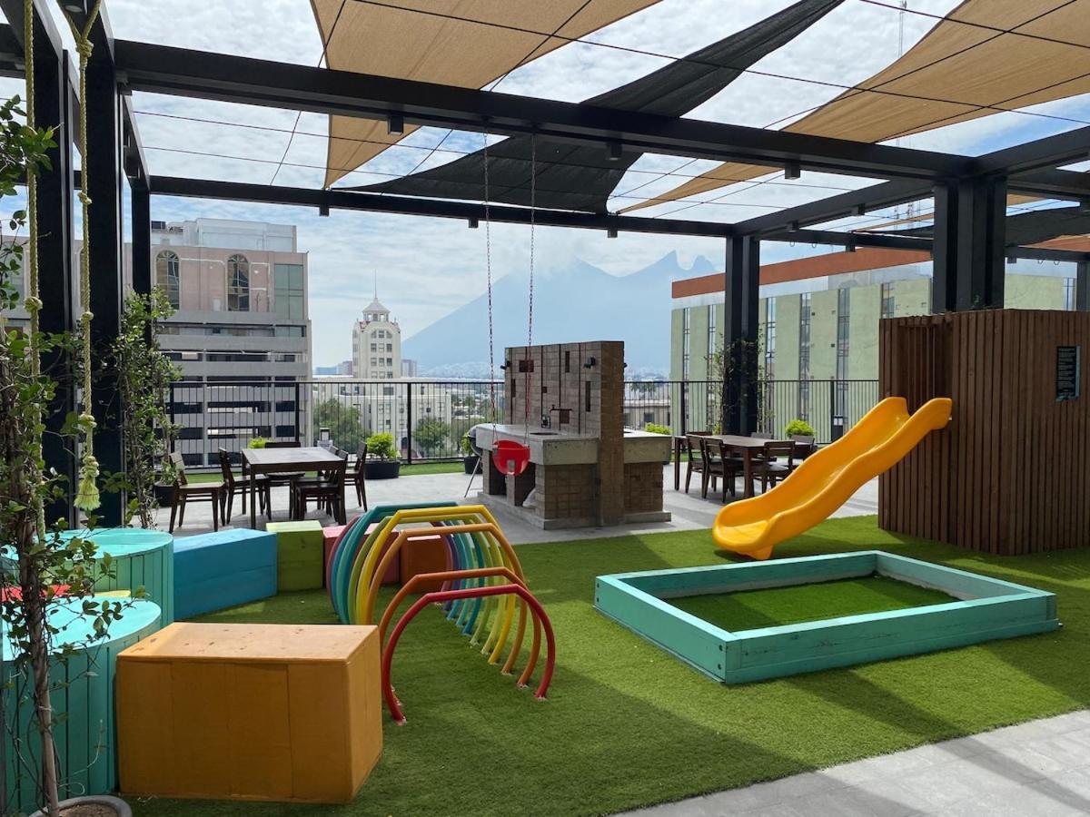 Apartamento Lux 2 Bedroom Apartment, Swimming Pool, Gym And Free Parking Spot In Downtown Monterrey